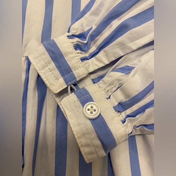 J. Crew Tiered cotton poplin mini dress in Barrie stripe- XXS - Picture 10 of 16